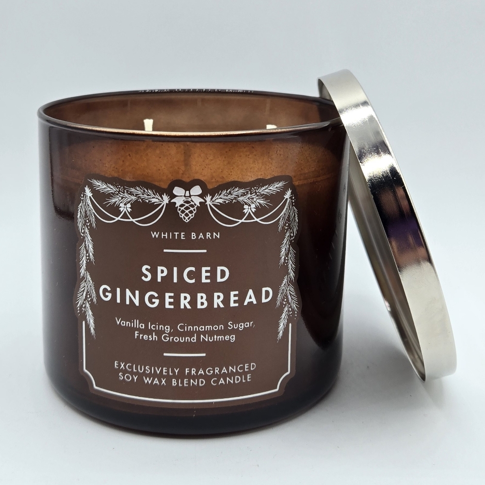Bath and Body Works Spiced Gingerbread 3 Wick Candle